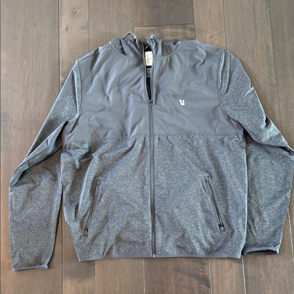 Vuori Men's Charcoal Windbreaker Jacket